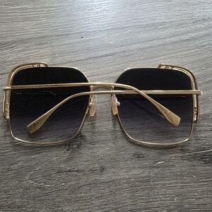 Fendi Gold and Black Sunglasses